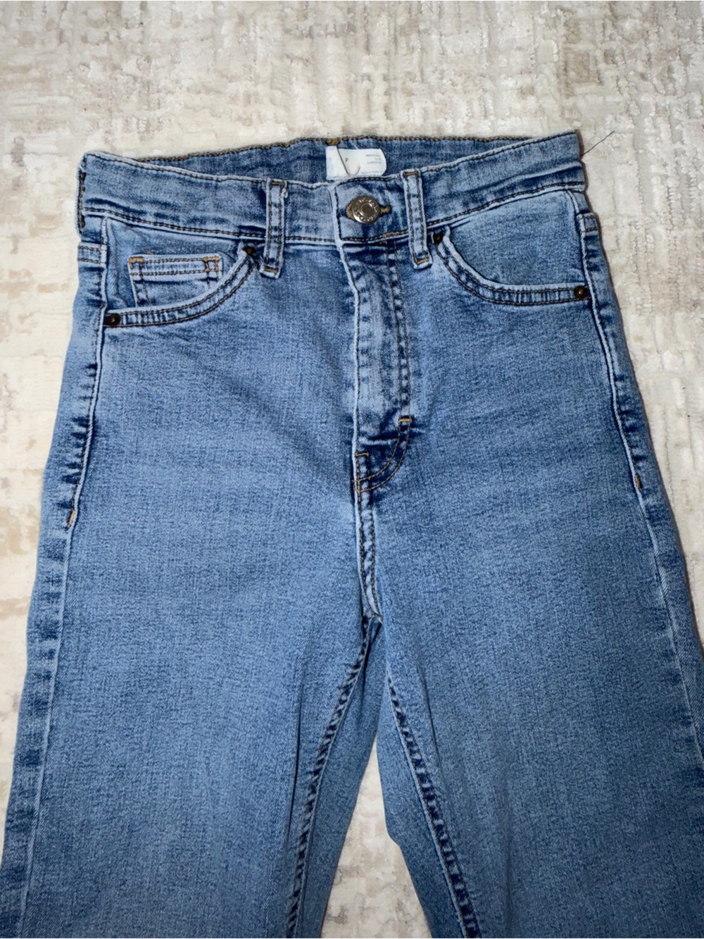 Topshop Light Blue Skinny Jeans